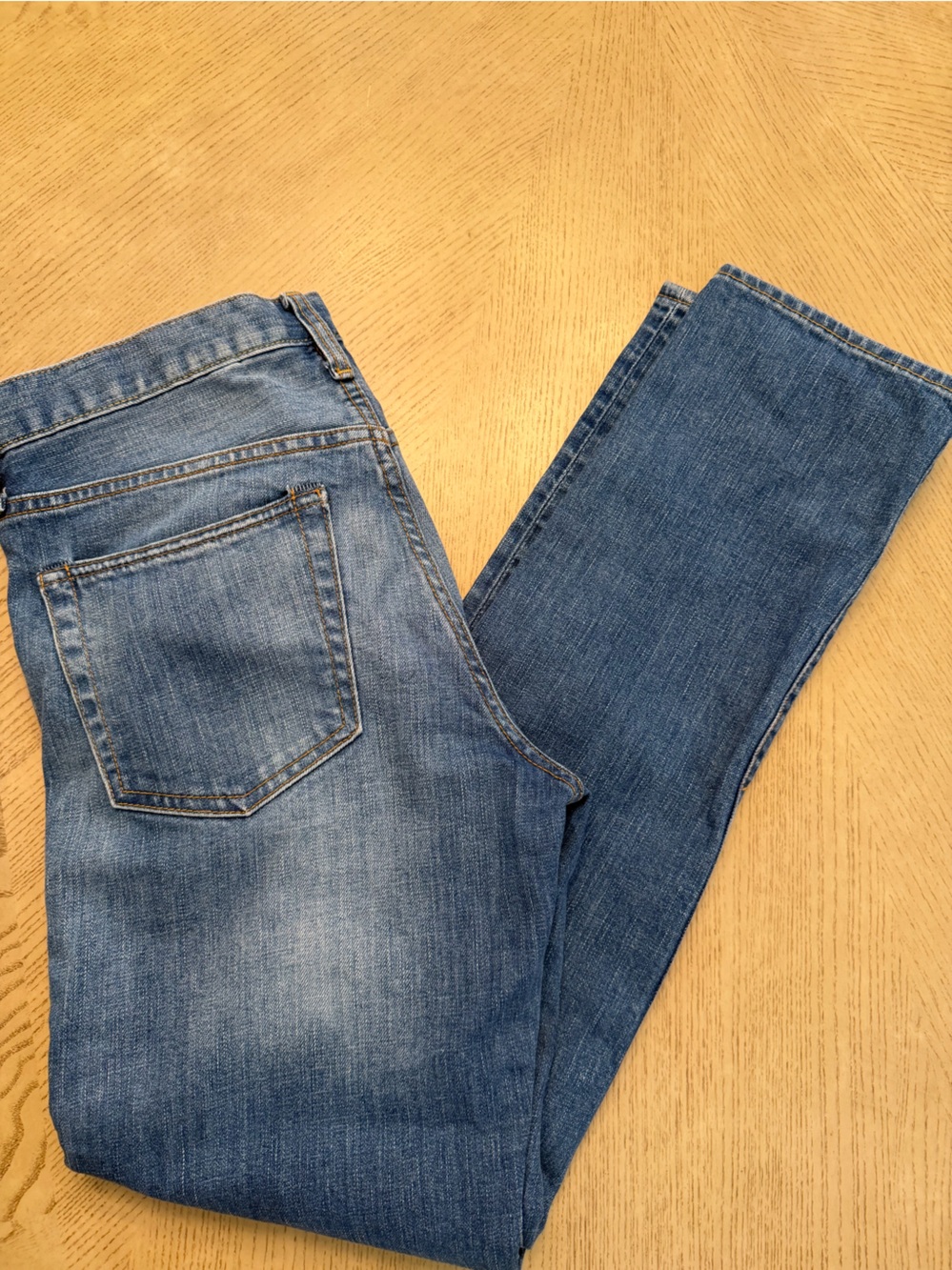 Classiccore Preppy Streetwear Gap 1969 Light Blue Denim Skinny Fit Jeans 31x32 - Picture 6 of 11